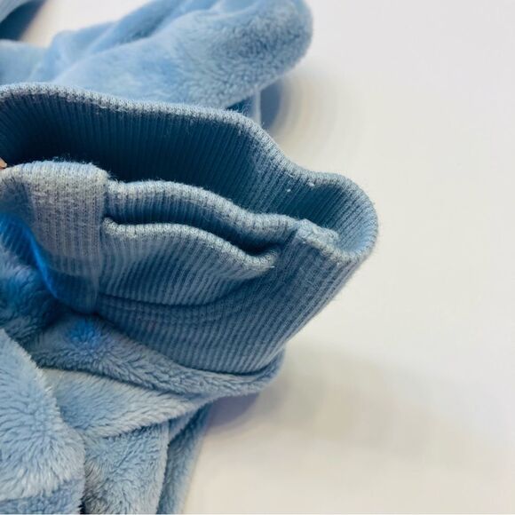 Athleta Girl Feelin Great Hoodie Plush Sweatshirt Thumbholes Youth XXL 16 Blue - Picture 6 of 7